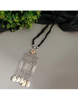 REVA Thread Long Tribal Necklace