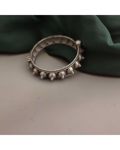 Adya Silver Replica Brass Screw Openable Bangle-1