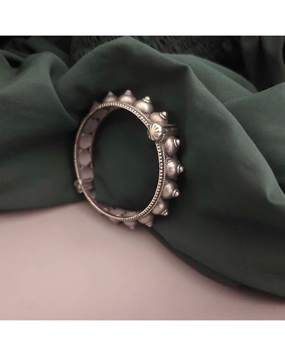 Adya Silver Replica Brass Screw Openable Bangle-2