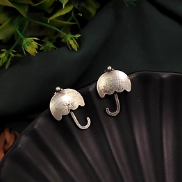 Gonasika SIlver Replica Umbrella Earrings