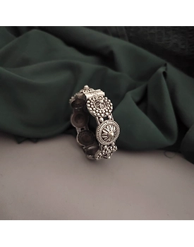 Gurmaya Silver Replica Screw Openable Bangle