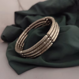 gonasika oxidised tribe touch adjustable choker necklace