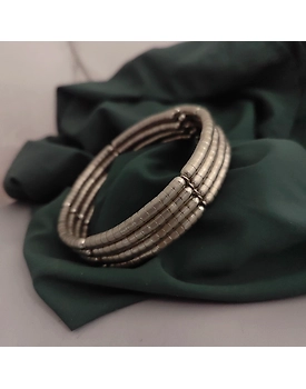 Oxidised Tribe Touch Adjustable Choker Necklace