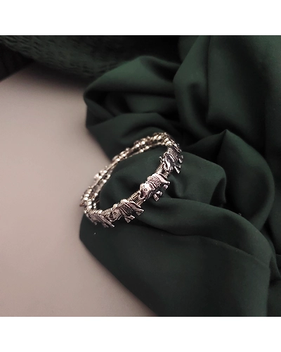 Elephant Adjustable Bracelet-1