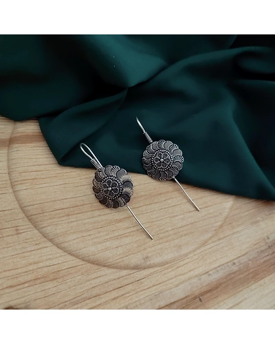 Oxidised Earcuff Earrings-2