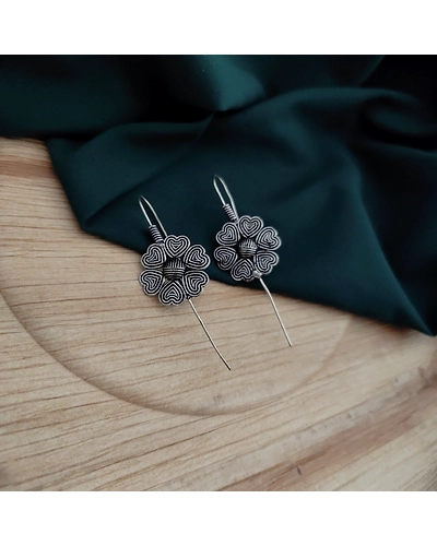 Oxidised Earcuff Earrings-3