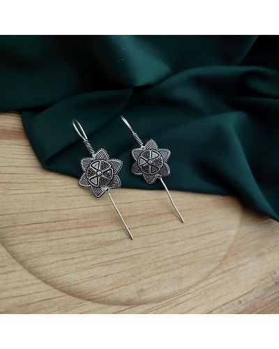 Oxidised Earcuff Earrings-4