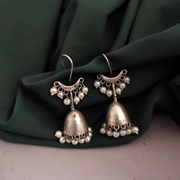 Gonasika Silver lookalike demanding Earrings