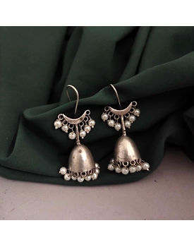 Silver lookalike demanding Earrings