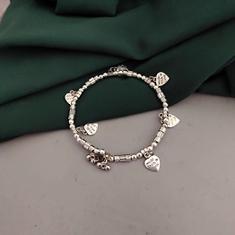 Gonasika Oxidised Heart adjustable bracelet