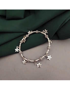 Oxidised Star adjustable bracelet