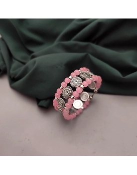 Oxidised Adjustable Beads Bracelet