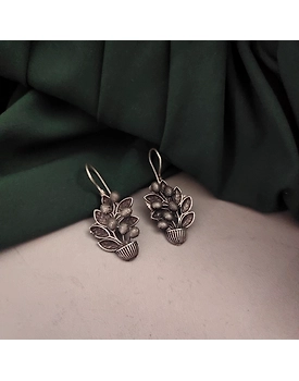Oxidised Silver Lookalike Earrings