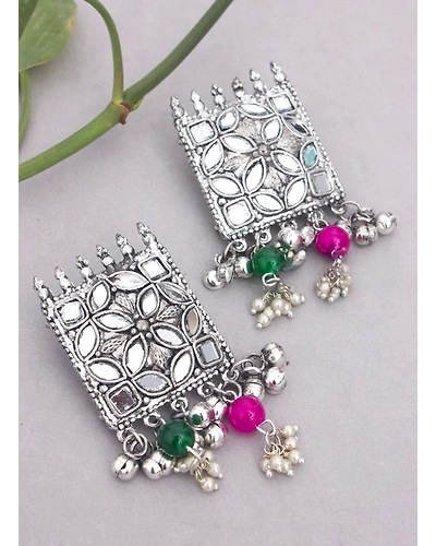 Square Mirror Stud-12669577