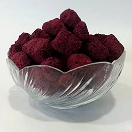 freeze-dried black jamun | 100% real jamun | no sugar added | no preservatives | crunchy, natural & antioxidant-rich fruit snack