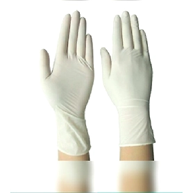 Latex Examination Gloves (S, M, L) - Box of 100 Nos