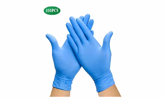 Nitrile Examination Gloves (S, M, L) (Box Packing-100 Nos)