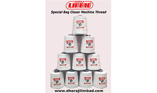 SPUN POLYESTER BAG CLOSING THREAD 20s/6  150 Grams,  100 Cones