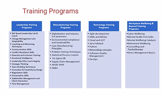 Training Programs