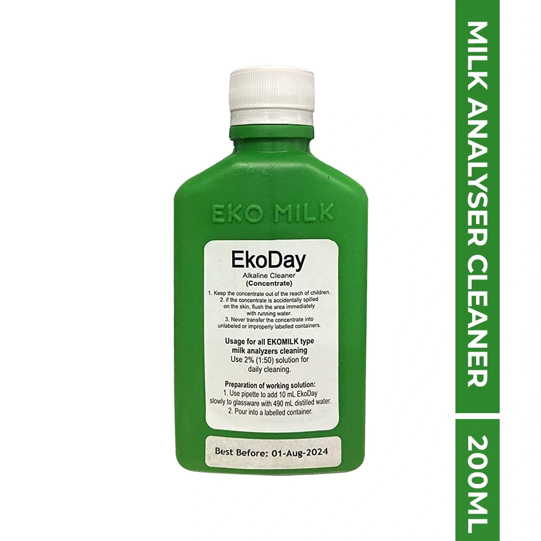 Liquid Ekoday Alkaline Milk Analyzer Cleaner ,200ml Packaging Type: Bottle-2