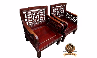 WOODEN SOFA SET 3+2