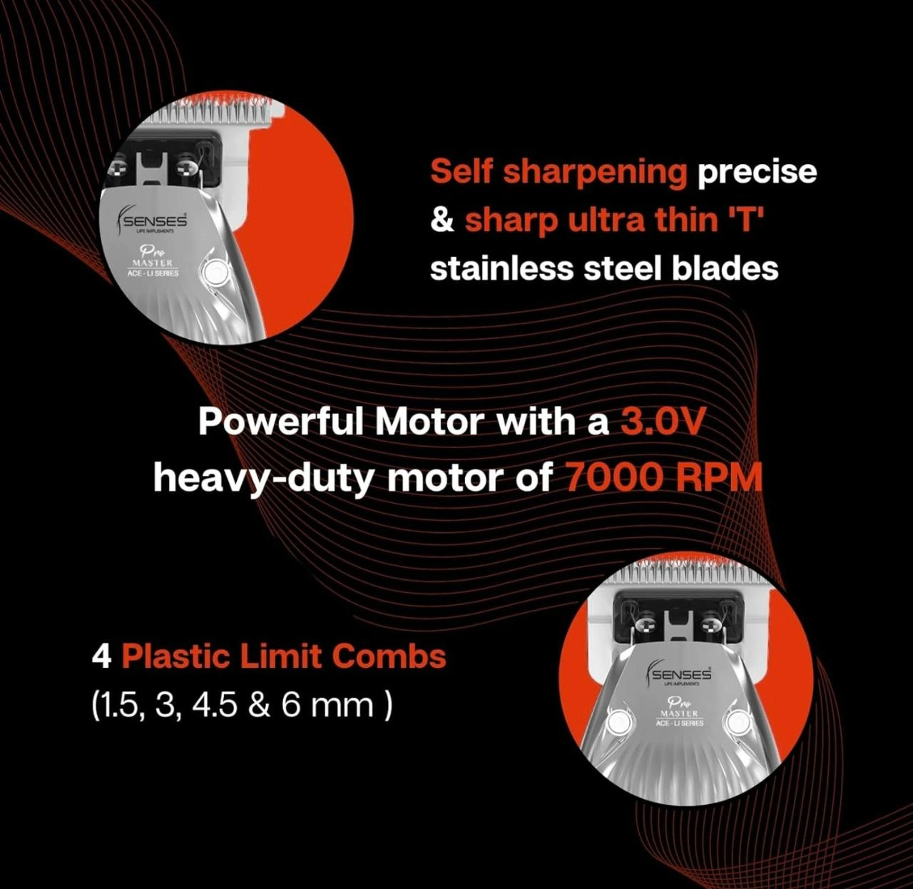 Senses Life Implements: INFINITI Professional Outlining Detailing T Blade Hair Cutting Clipper Machine Trimmer-1