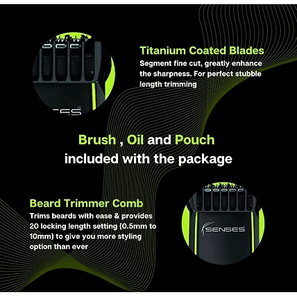 SENSES Life Implements: SST-350+ Runtime: 90 min Trimmer for Woman and Men.-1