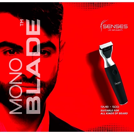 Senses Life Implements: SMB-500 Trimmer 90 min Runtime 0 Length Settings-4
