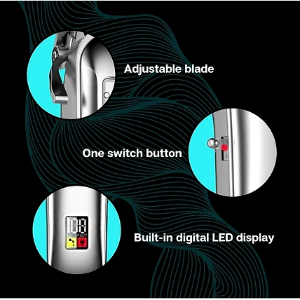 Senses Life Implements: ICON Digital Display Professional Hair Clipper.-3