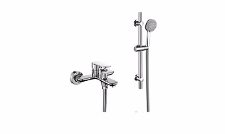Single Lever Wall Mixer With Shower Rod