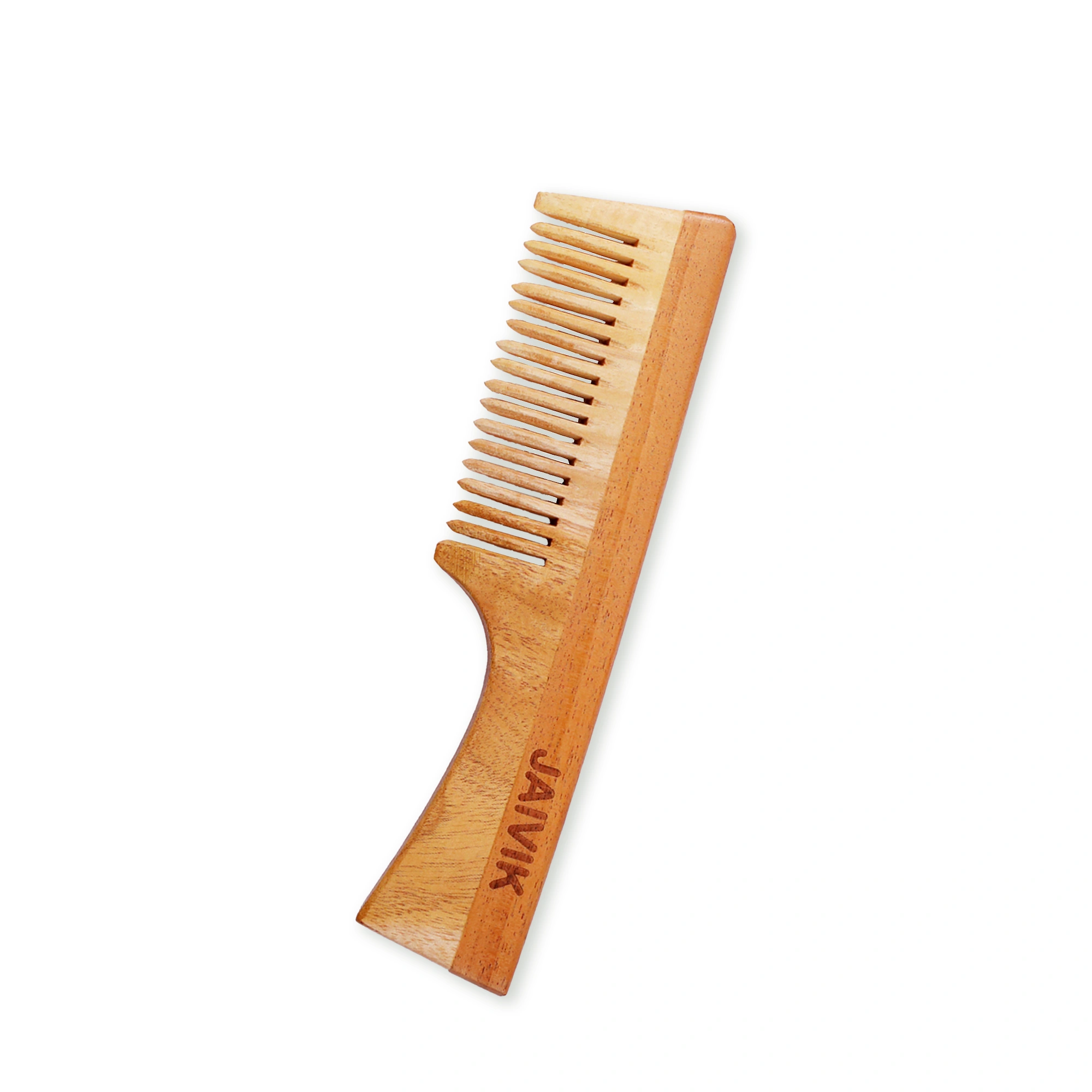 EASY BUY | Jaivik | Fine Tooth | Neem Comb | Wooden Comb-2