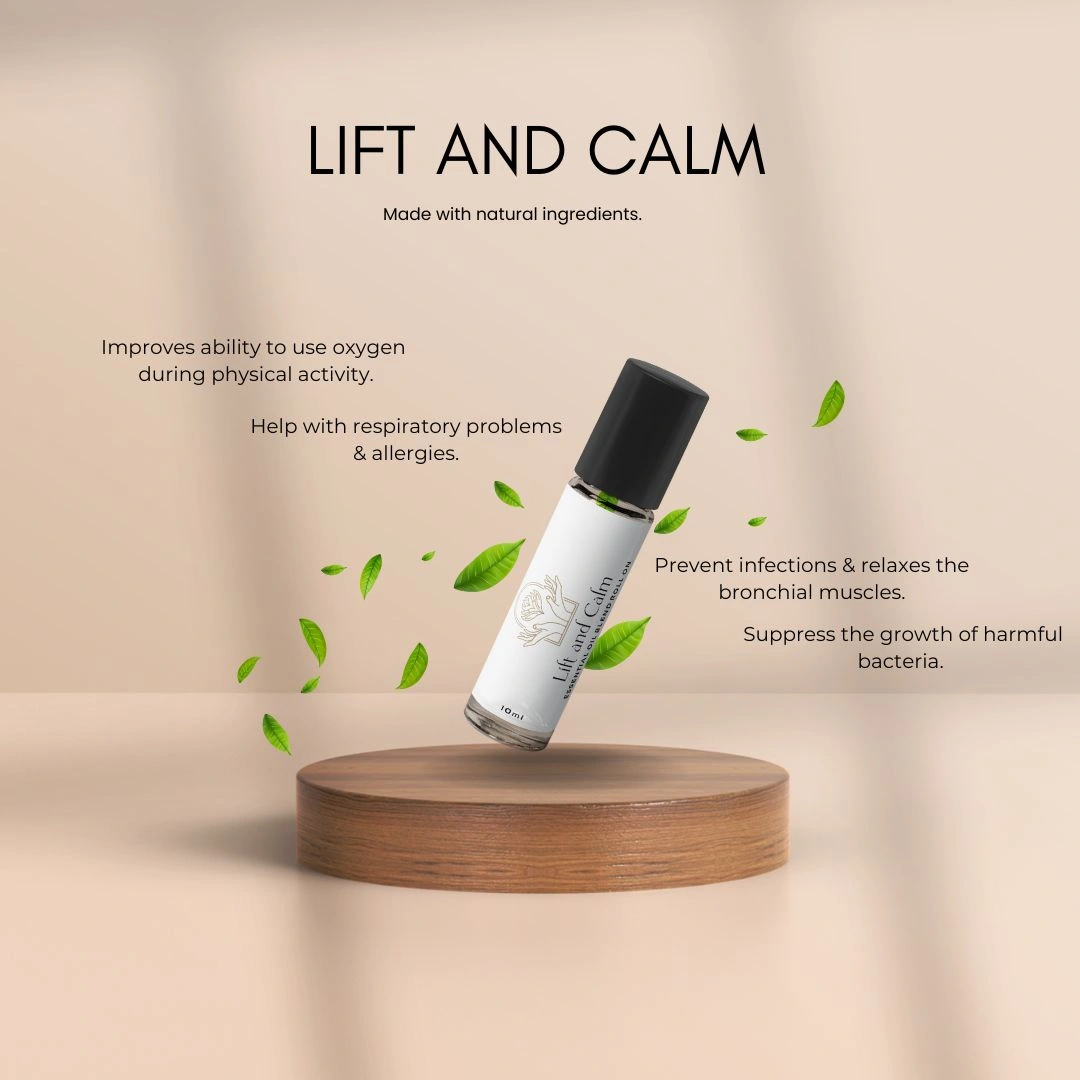 Lift &amp; Calm : Essential Oil Blend Roll On-12558822