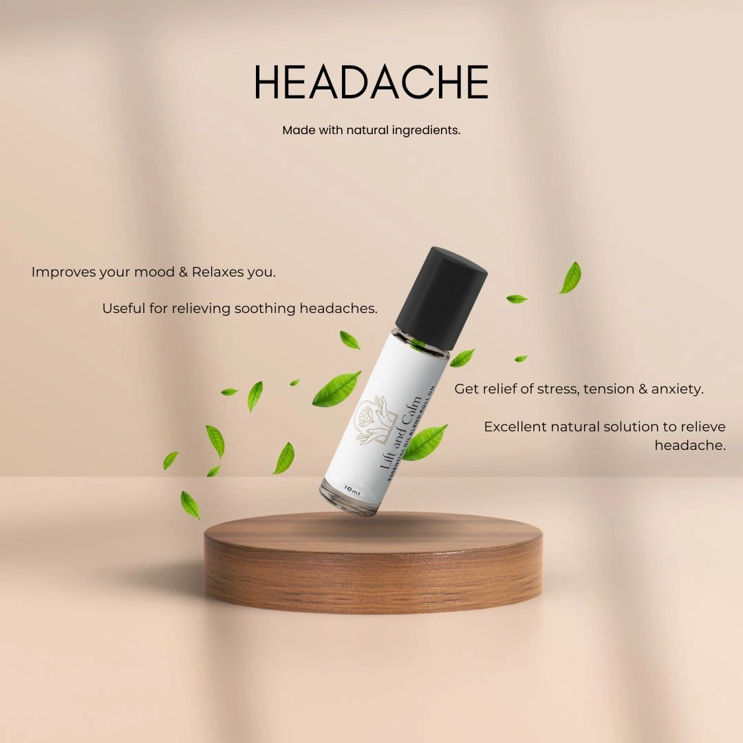 Headache Relief : Essential Oil Blend Roll On-2