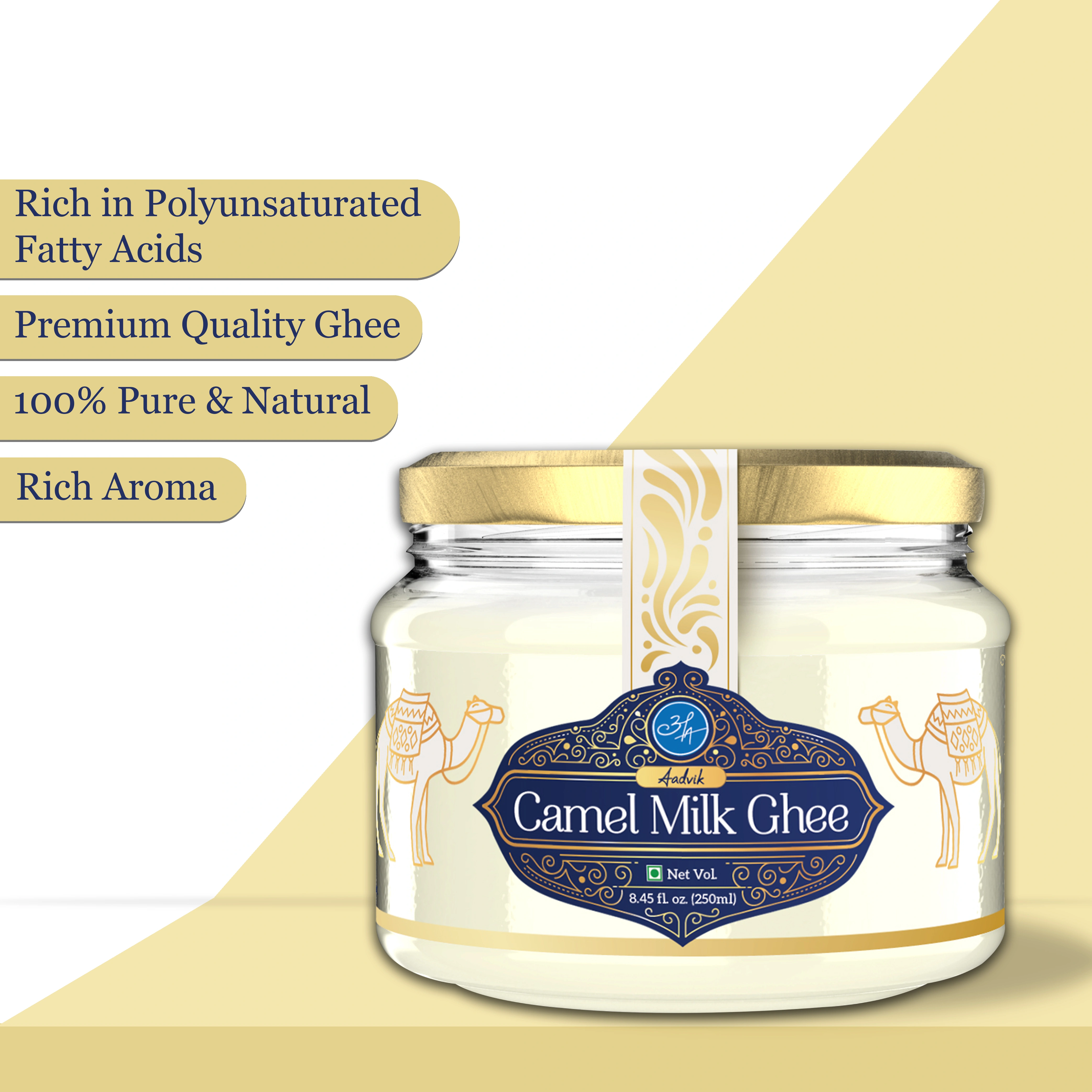 Aadvik Camel Milk Ghee | Pure &amp; Natural | 250ml-2