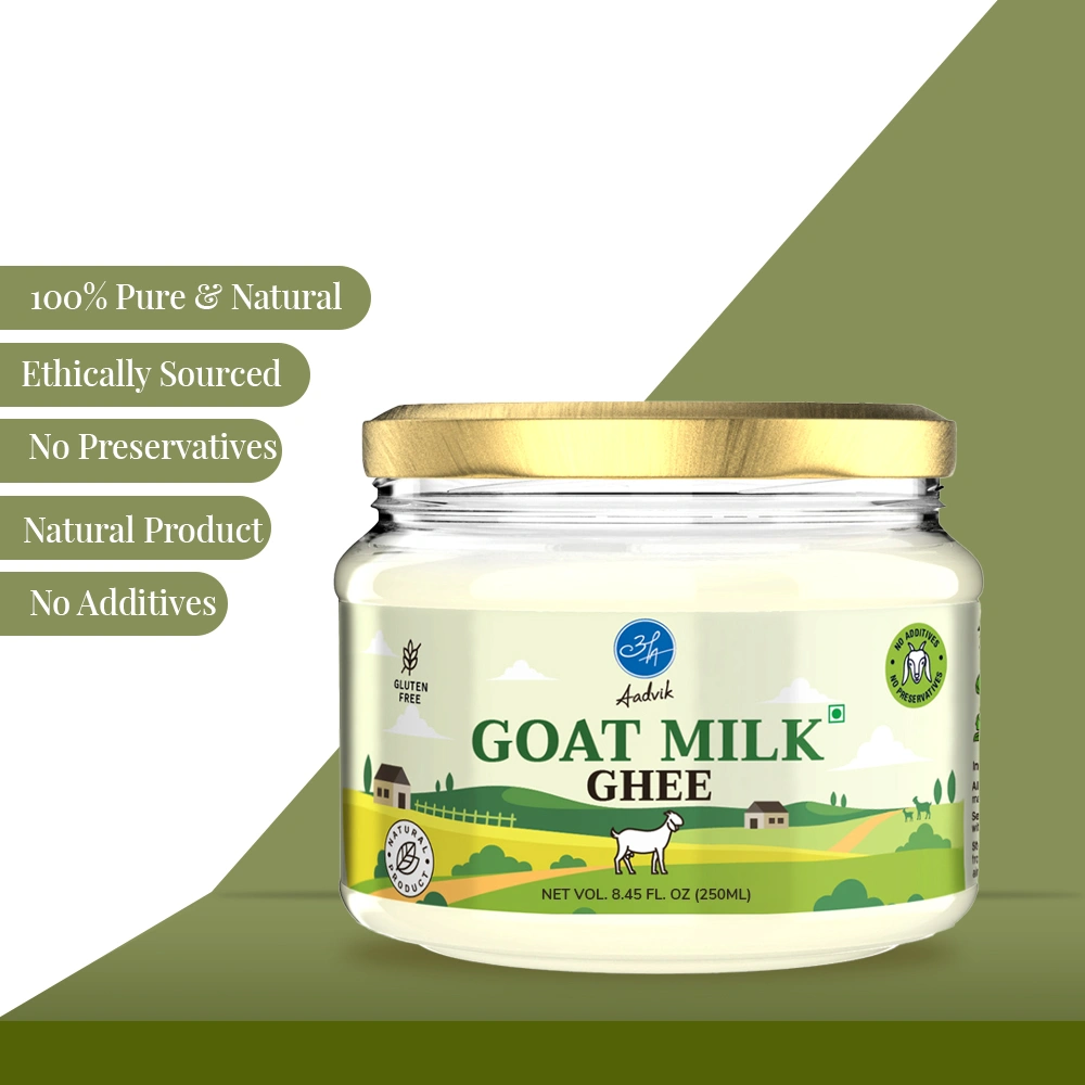 Aadvik A2 Goat Milk Ghee with | 100% Pure &amp; Natural | 250ml-1