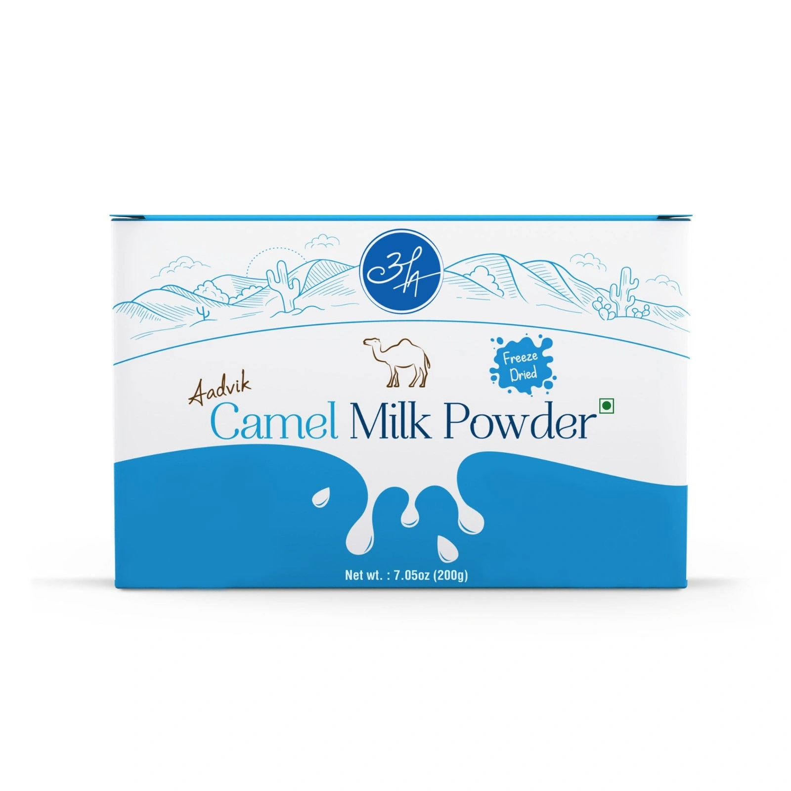 Aadvik Camel Milk Powder | Freeze-Dried Pure &amp; Natural 20gms x10 | 200 gms-8908008535178