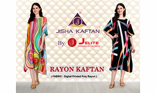 DIGITAL PRINTED RAYON KAFTAN