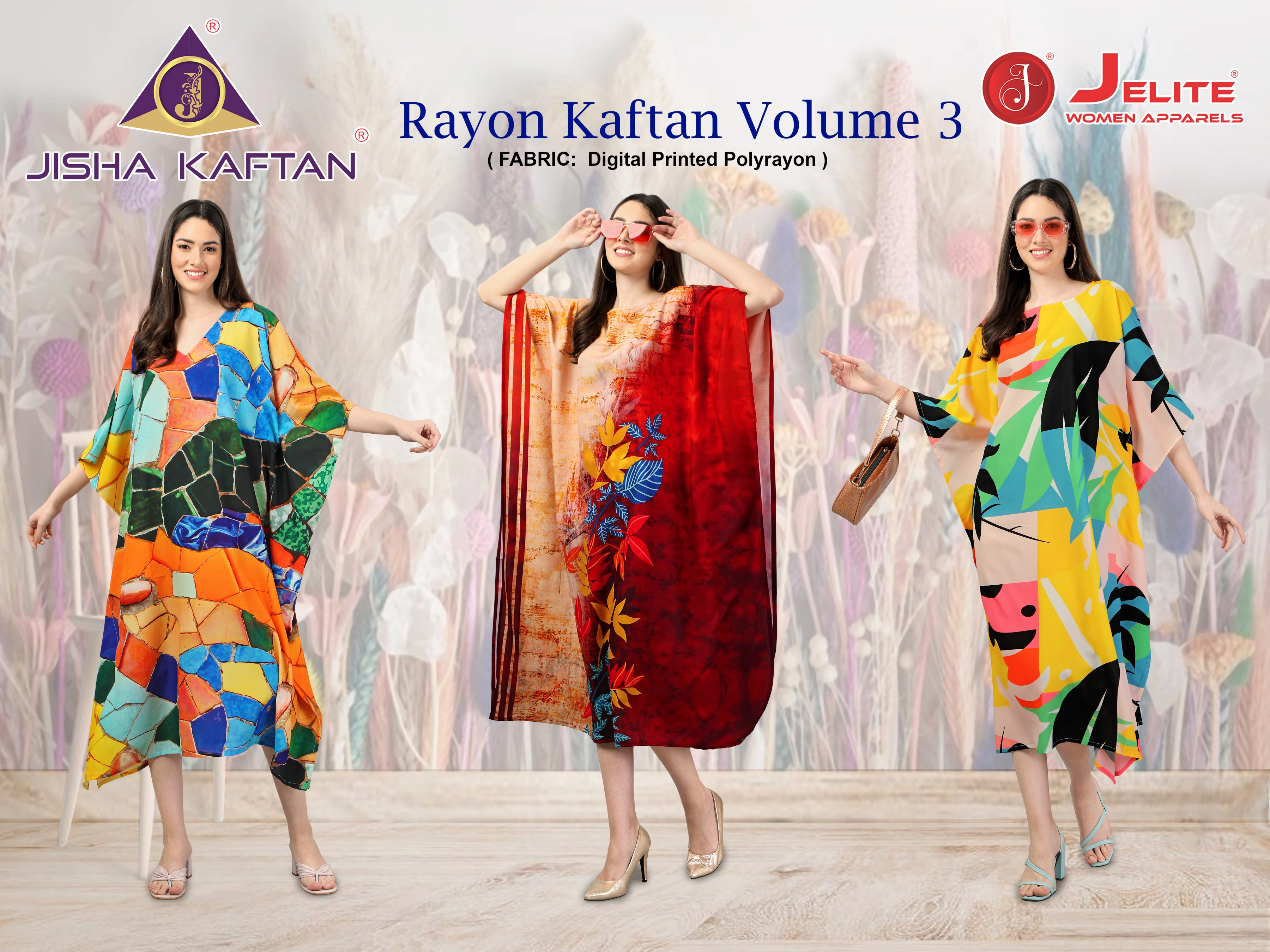 DIGITAL PRINTED RAYON KAFTAN-2