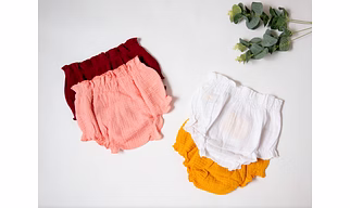 ORGANIC MUSLIN COTTON UNISEX BLOOMERS