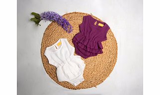 Muslin Cotton Sleeveless Ruffle Romper