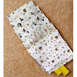 muslin cotton baby swaddles in 2 layered( 110*110 cms)