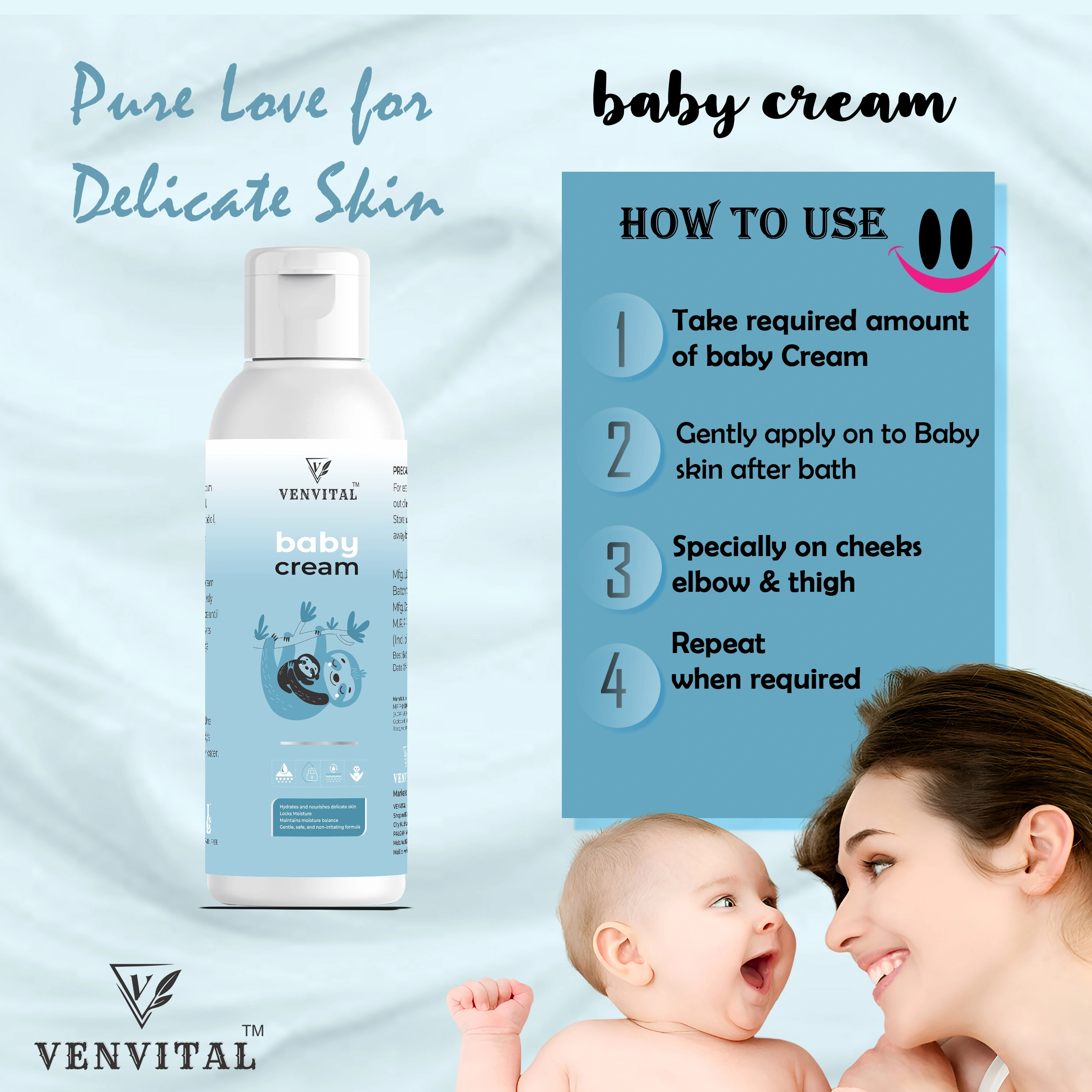 baby cream&amp; Moisturizer crem-3