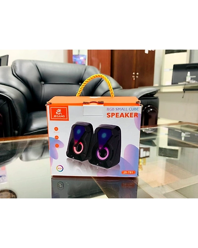 RGB SMALL CUBE SPEAKER-JEQANG-JS-701