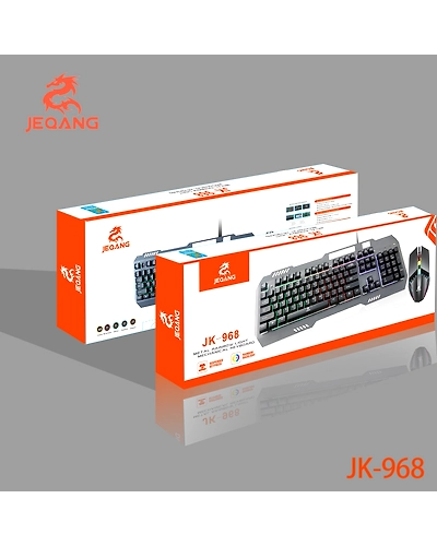 JK 968 KEYBOARD AND MOUSE COMBO PACK-1