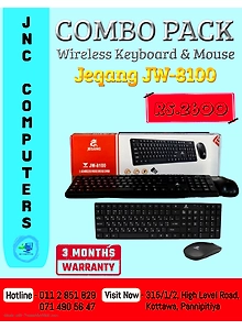 JEQANG JW8100 WIRELESS COMBO PACK (KEYBOARD & MOUSE)
