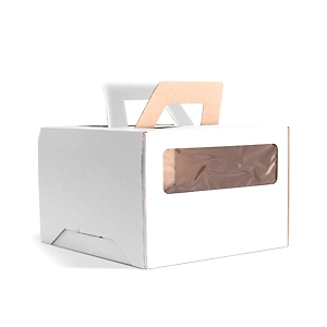 Cake Box With Window Or Handle