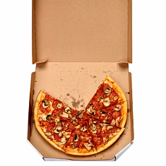 Brown Kraft Paper Plain Pizza Box