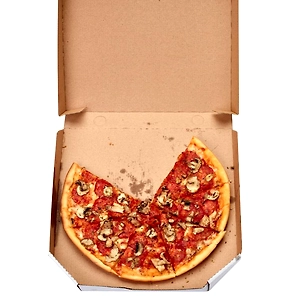 Brown Kraft Paper Plain Pizza Box