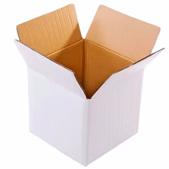 White Regular Slotted Container