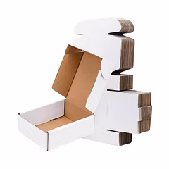 White Flap Container